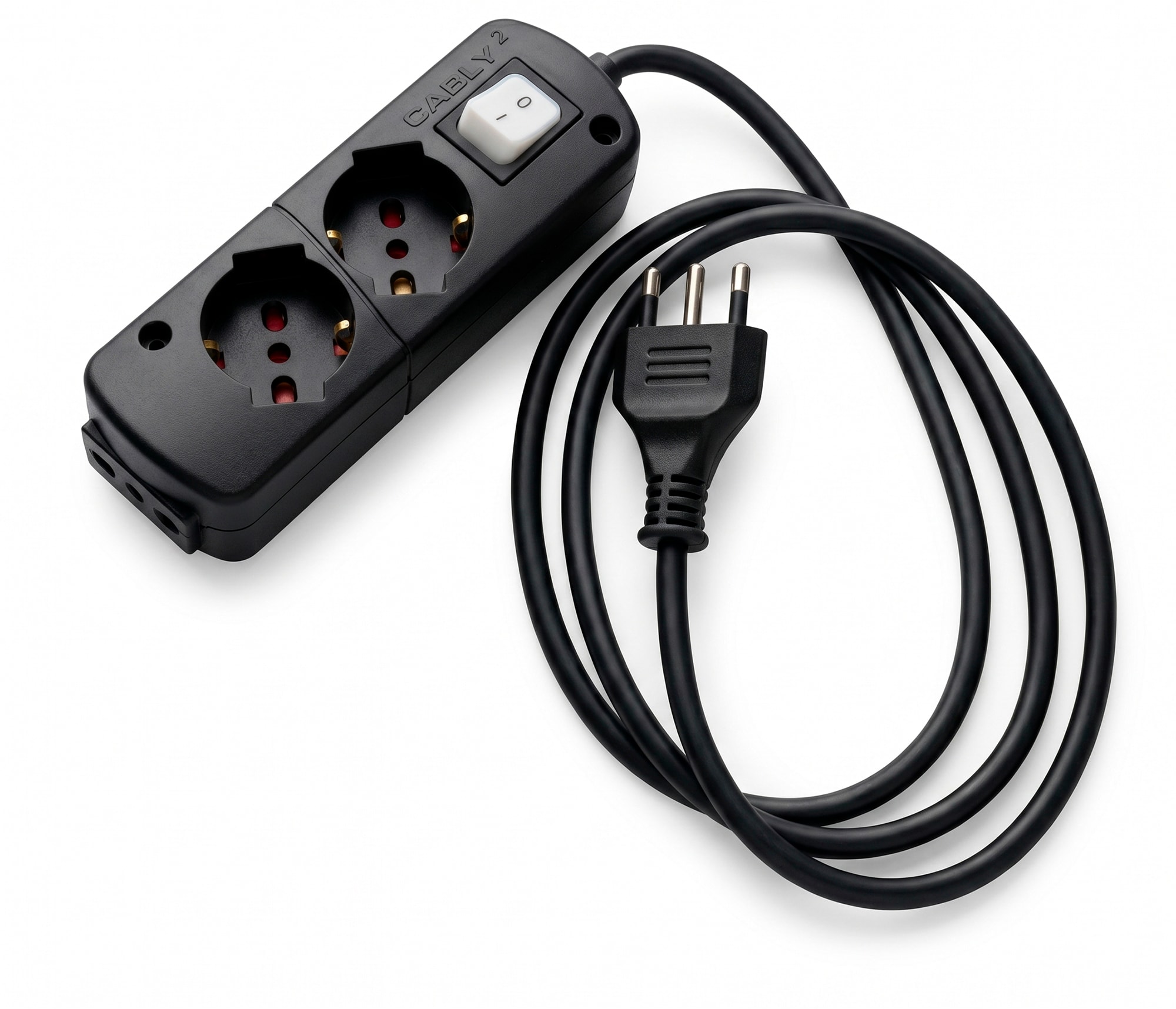 LE PROLUNGHE - Cably 2 multipresa 3G1.5 mt.1.5 SP16A NE.