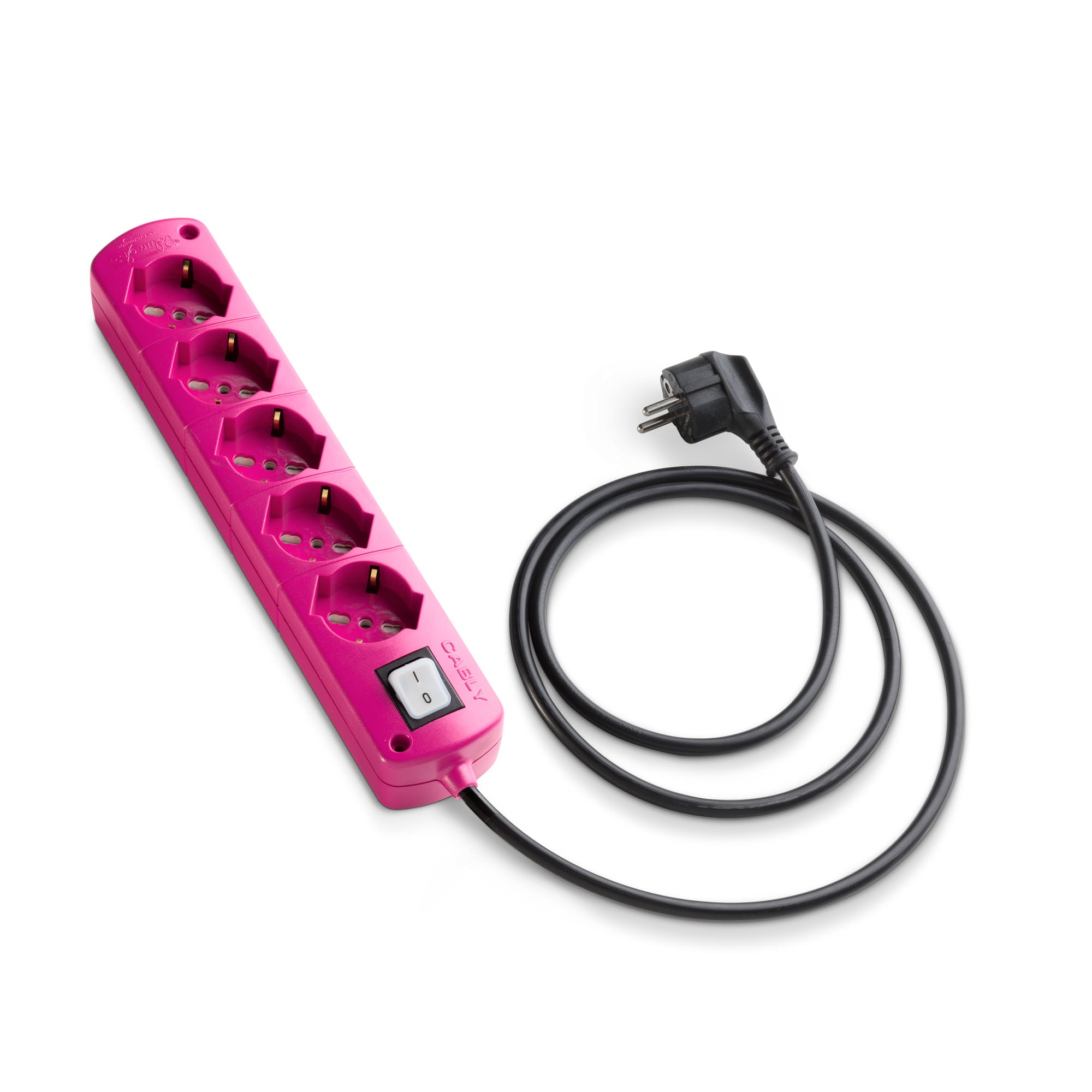 LE PROLUNGHE - CABLY 5U C/INT.FUCSIA +C/LIN.NE MT.3