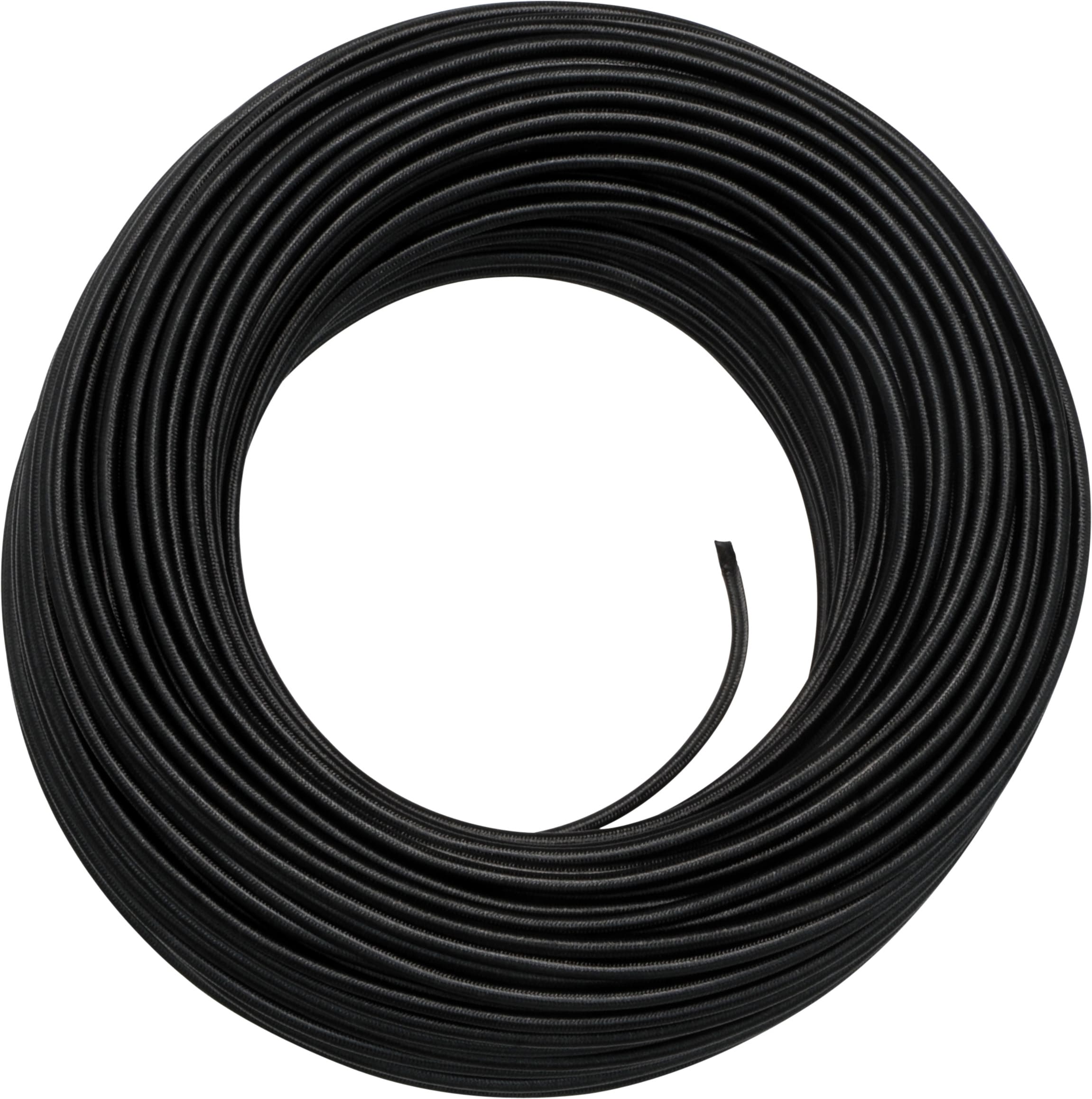 C'ERA UNA VOLTA - CAVO 2X0.75 H05 RIV. TESSILE NERO