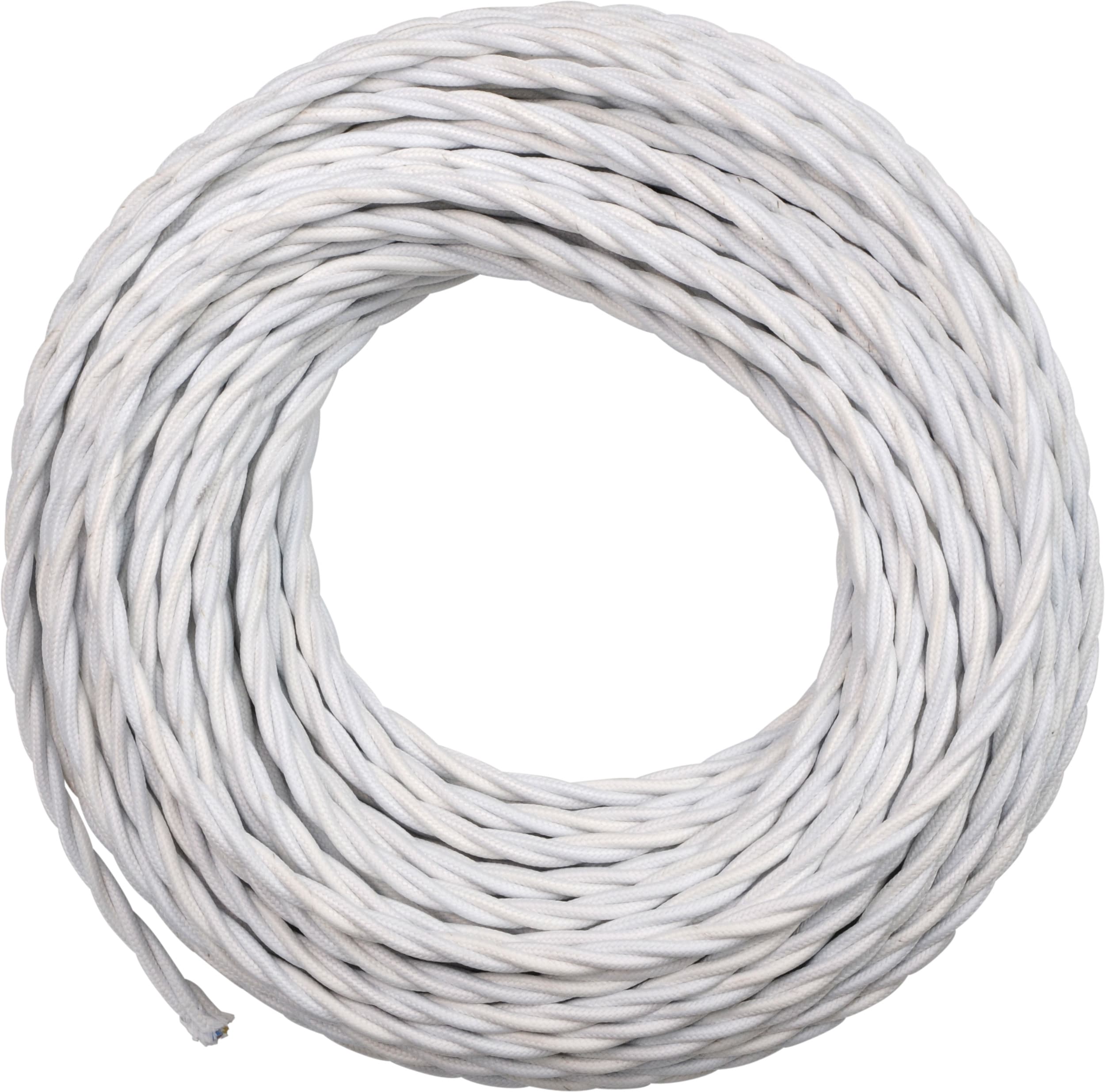 C'ERA UNA VOLTA - Treccia cotone D/RIV 3G2.5 tutta bianca.