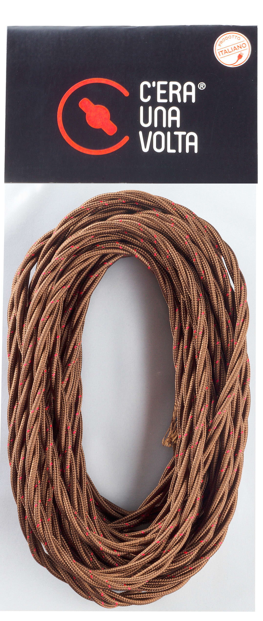 C'ERA UNA VOLTA - Treccia cotone 4g1.50 mt. 10 marrone.