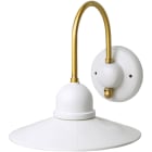 C'ERA UNA VOLTA - Applique attacco E27 piatto liscio diametro 22cm.