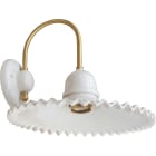 C'ERA UNA VOLTA - Applique attacco E27 piatto orlato diametro 26,5cm.