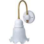 C'ERA UNA VOLTA - Applique attacco E27 vetro tulipano diametro 15cm.