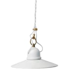 C'ERA UNA VOLTA - Lampada E27 piatto liscio diametro 22cm con rosoncino integrato.