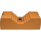 C'ERA UNA VOLTA - Plafoniera rettangolare E27 in cotto 37x12 H13 cm.