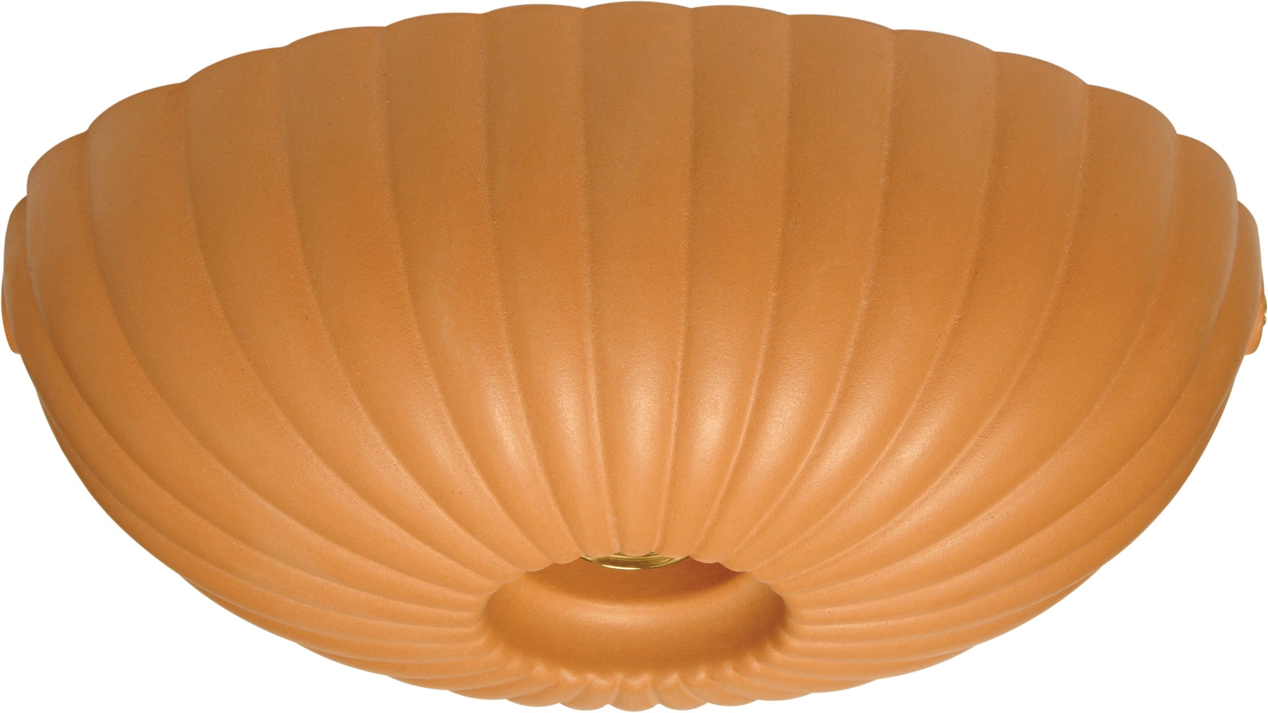 C'ERA UNA VOLTA - Plafoniera ovale E27 in cotto 35x24 H12 cm.