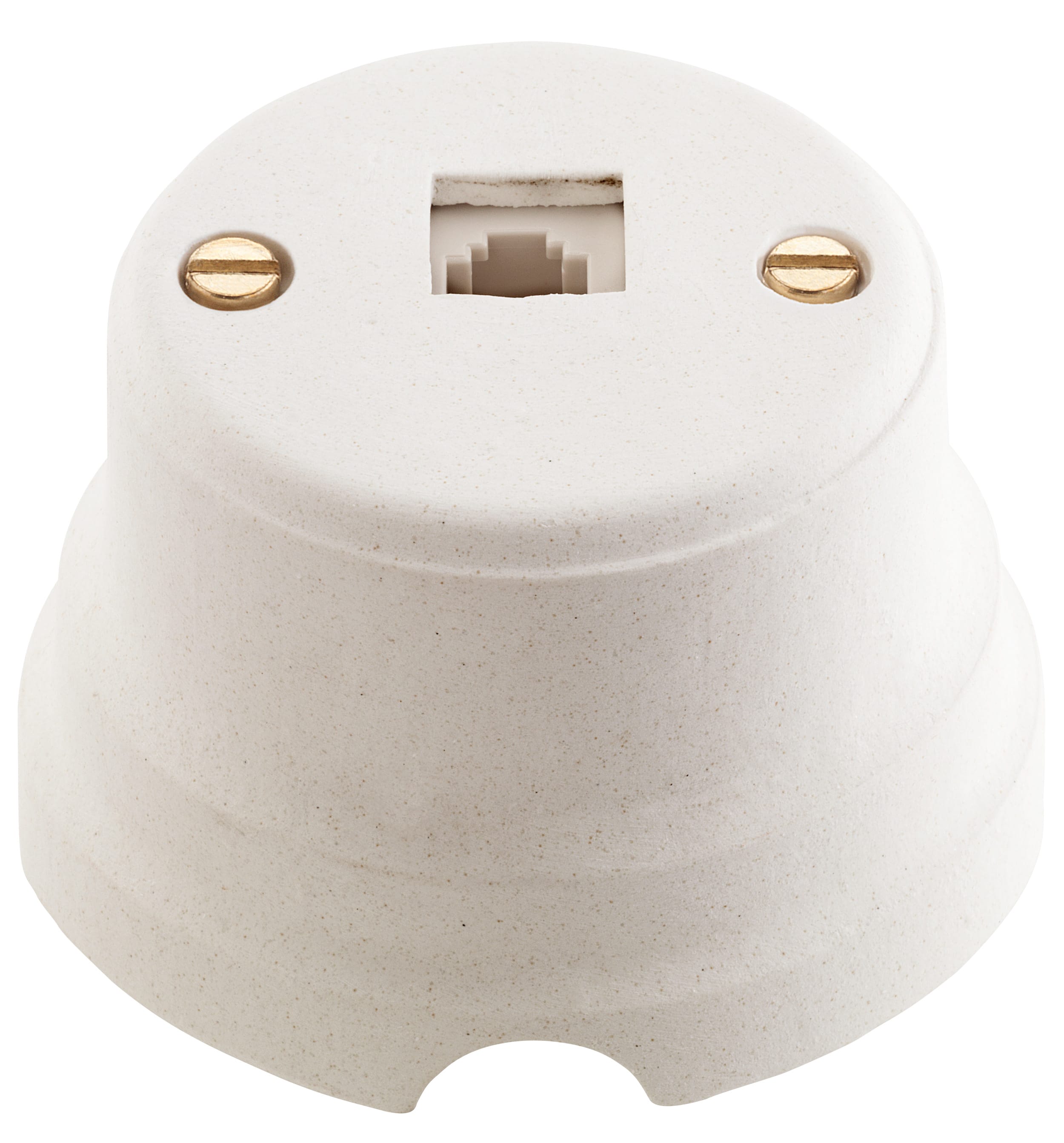 C'ERA UNA VOLTA - Presa telefonica per plug 6/4 diametro 75mm sasso CE