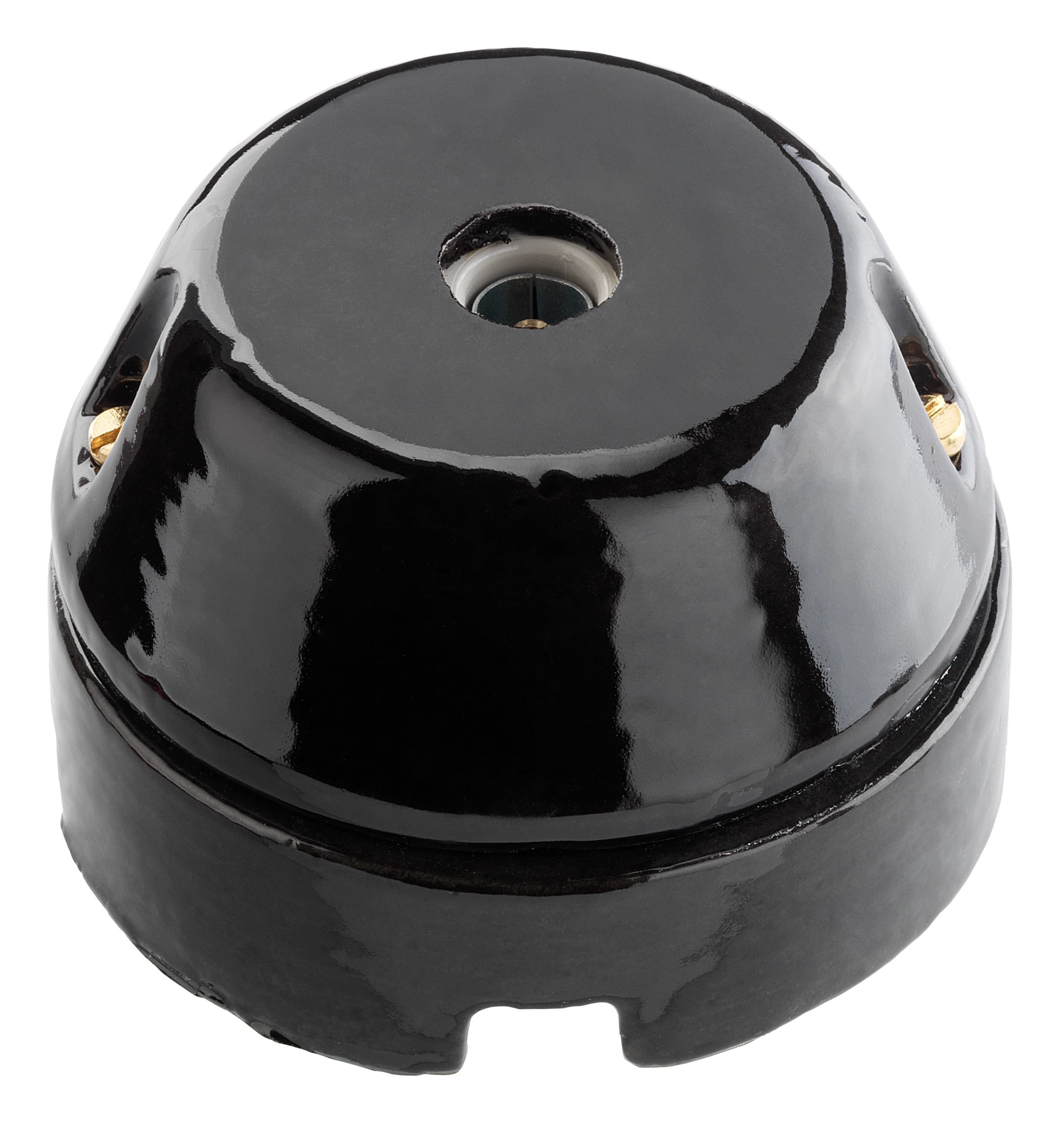C'ERA UNA VOLTA - Presa TV D.9.5mm D.80mm Noir, design compatto e moderno per la tua casa.