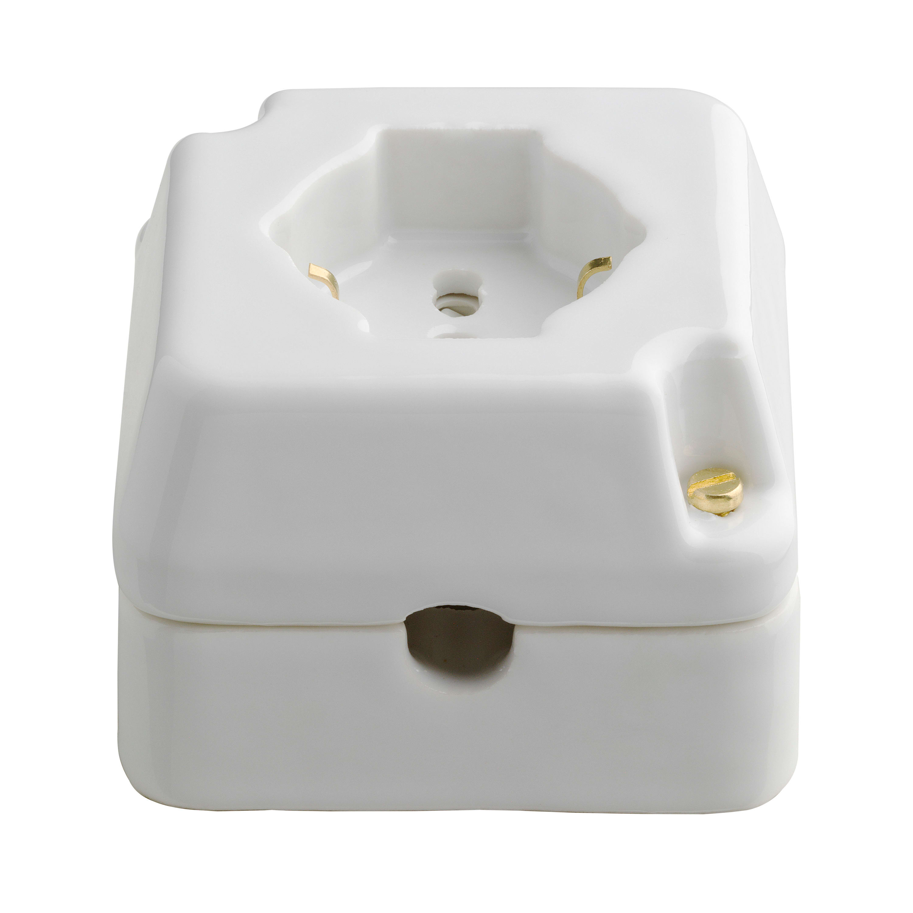 C'ERA UNA VOLTA - Presa Universale 10/16A + Schuko 250V Serie Cubetto.