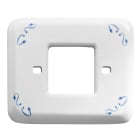C'ERA UNA VOLTA - Placca decoro angoli blu linea Amica.