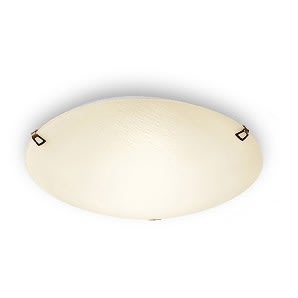 LINEA LIGHT - DELTA PLAF.D.40 BRUNITO/AMBRA 2E27