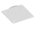 LINEA LIGHT - TOUR BOX-Q CENTRALE 75W ON/OFF BG