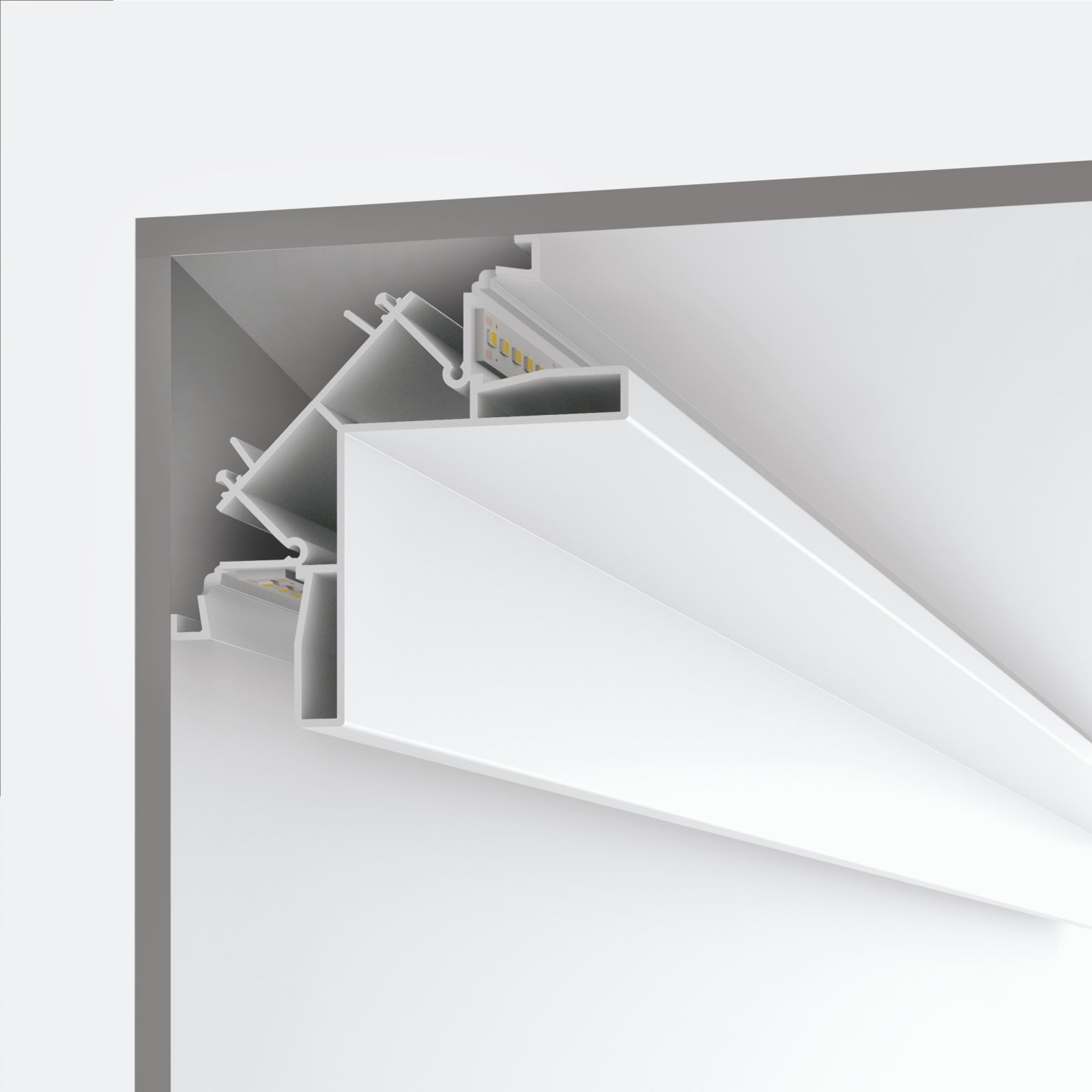 LINEA LIGHT - FYLO ALU.1 APPLIQ.ANGOL.90X90X1000
