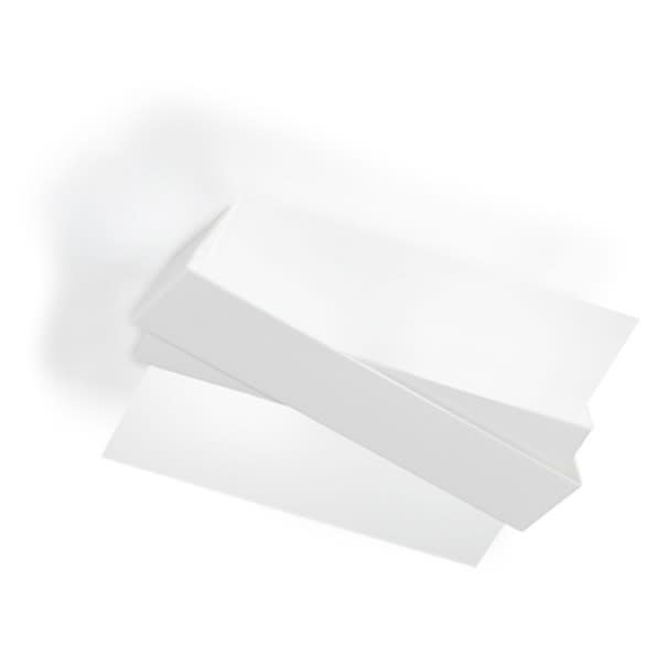 LINEA LIGHT - ZIG ZAG PLAF.E27 2X46W B.CO RAGG