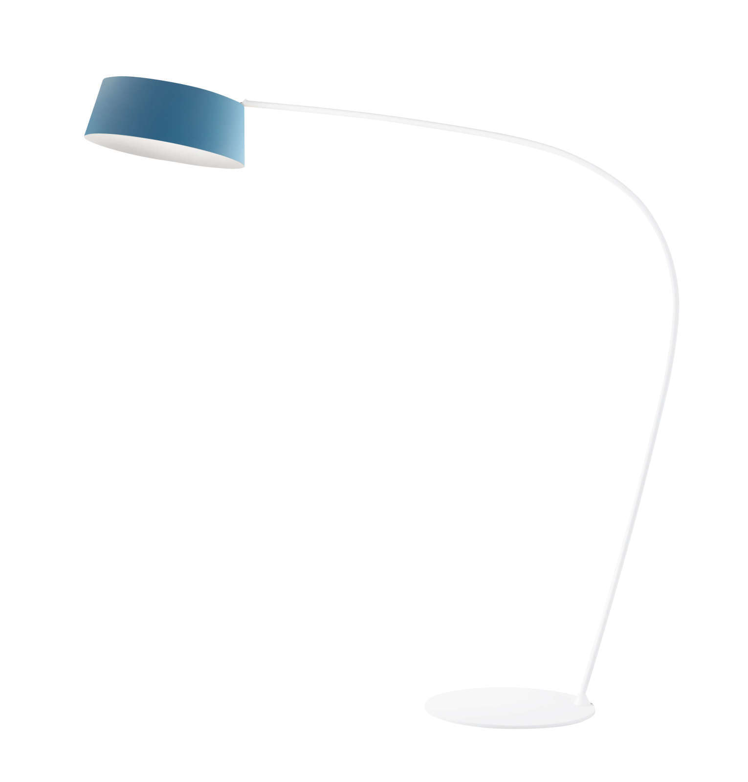 LINEA LIGHT - OXYGEN PIANT.CURVA 36W DIM.PU AZZUR