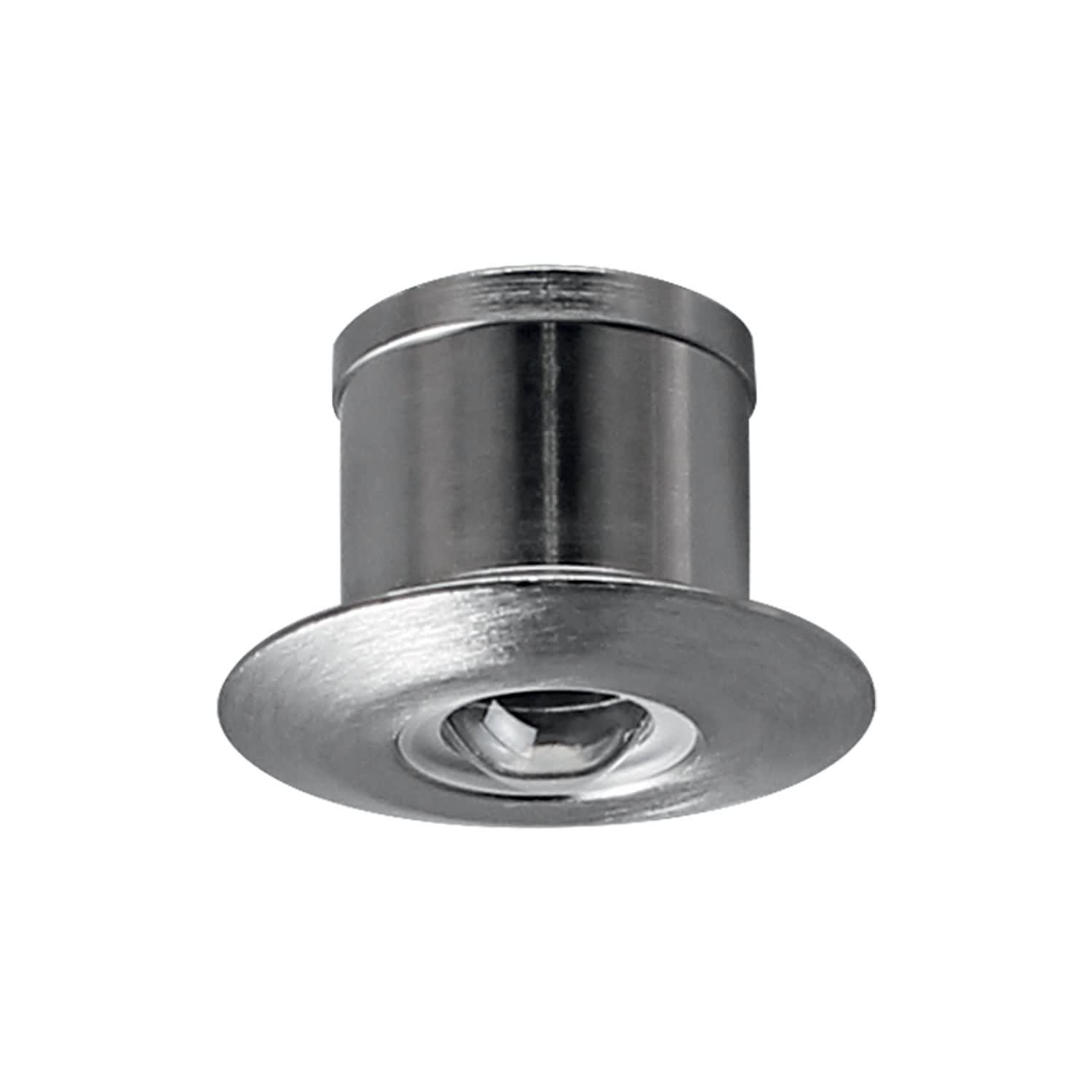 LINEA LIGHT - NITUM-R 1 TONDO 1LED 1W NIKEL SPAZ.