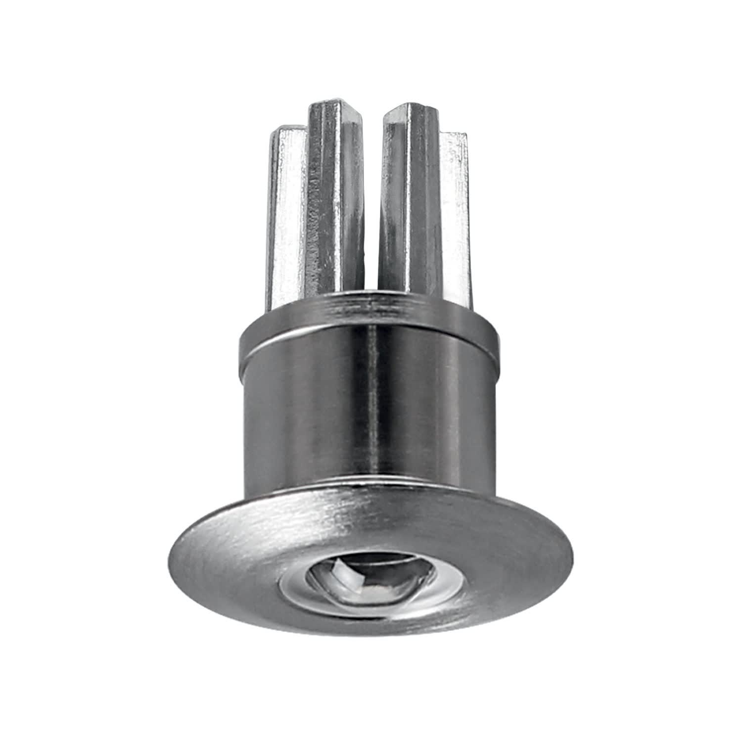 LINEA LIGHT - NITUM-R 9 TONDO 1LED 2W NIKEL SPAZ.