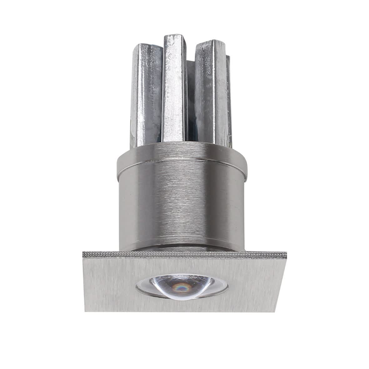 LINEA LIGHT - NITUM-Q 10 QUADRO 1LED 2W NIKEL SP