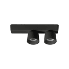 LINEA LIGHT - MINION SPOT 2L 12W 40 NERO RAG +GH
