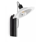 LINEA LIGHT - LAMPIATTA LUM E27 7W NERO/B.CO