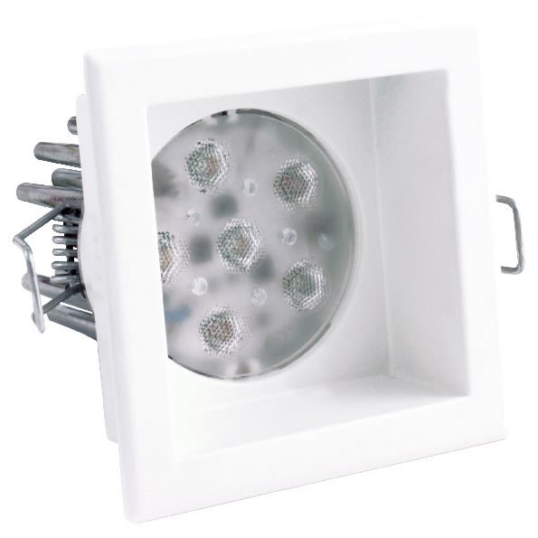 LINEA LIGHT - ANTON-Q 19 6LED 2W C/FLANGIA NERO