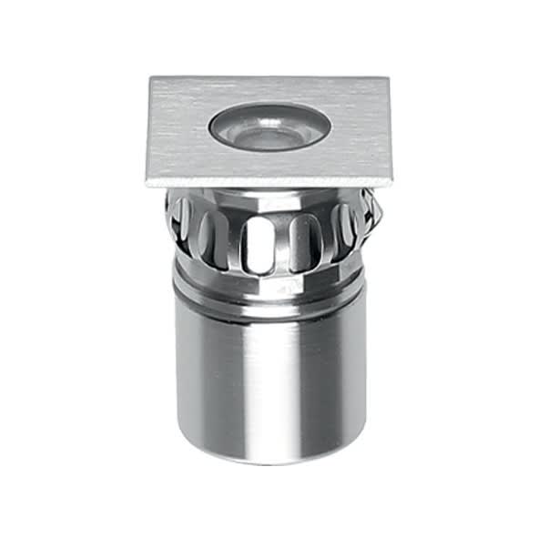 LINEA LIGHT - BERET-2Q 10 QUADRO 1LED 2W NIKEL SP
