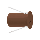 LINEA LIGHT - QUARA-R 1 TONDO 1L 1W D25 CORTEN