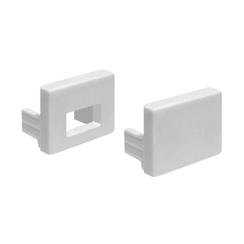 LINEA LIGHT - KIT TAPPI IN PLASTICA 2PZ.BIANCHI