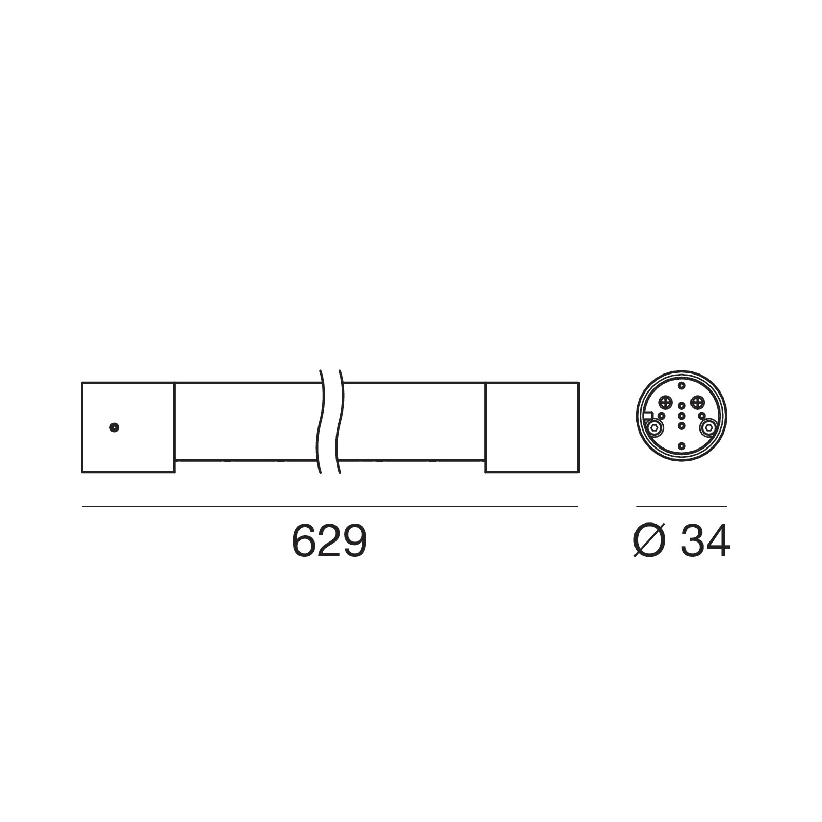 LINEA LIGHT - NODE SYSTEM UGR 12W 3000K B.CO
