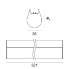 LINEA LIGHT - INK TUBO L300 11W B.CO 2700K
