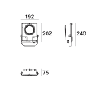 LINEA LIGHT - PROLAMP 3.0 1 1L 40W ON/OFF R9005