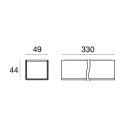 LINEA LIGHT - NODE COPRIF. PAR/SOF 96W B.CO