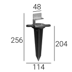 LINEA LIGHT - PICCHETTO+STAFFA D114X204
