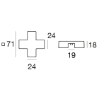 LINEA LIGHT - INK RACCORDO CROCE B.CO