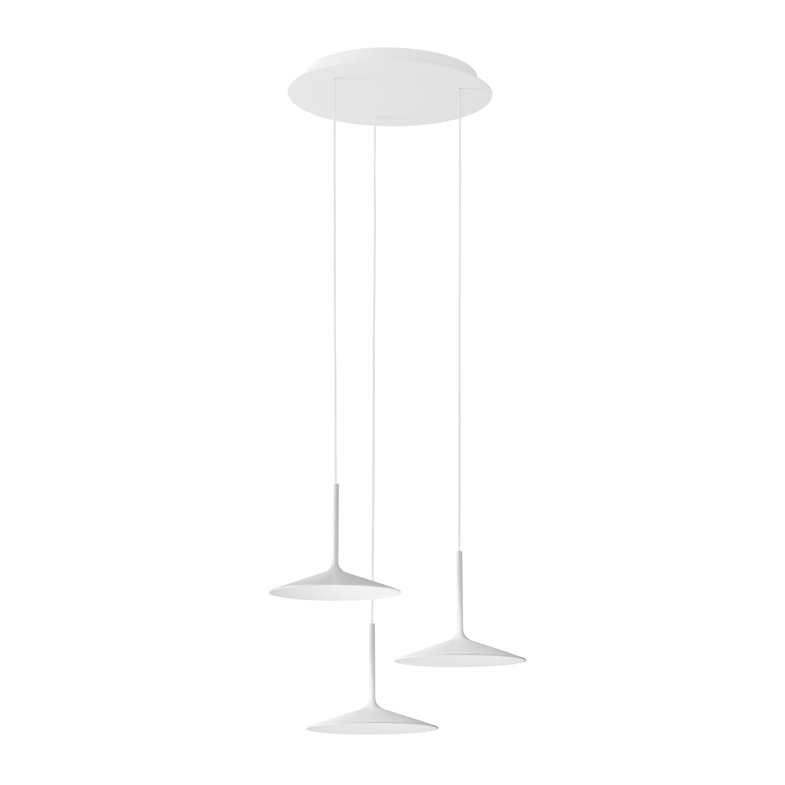 LINEA LIGHT - POE SOSP.3LED 19W B.CO RAGGR.