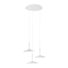 LINEA LIGHT - POE SOSP.3LED 19W B.CO RAGGR.