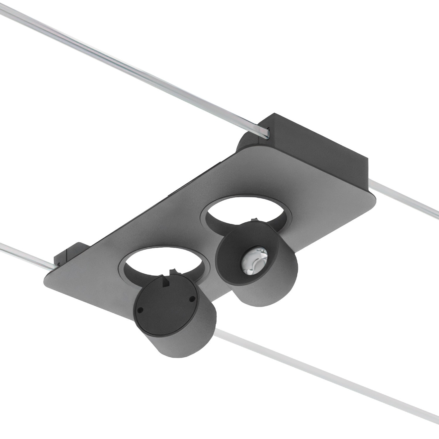 LINEA LIGHT - BEEBO TESATA L300 18W GRIGIO RAGGR 8443