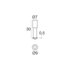LINEA LIGHT - BIBOK 1 1LED 5MM 0,5W BIANCO