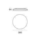 LINEA LIGHT - SWITCH PLAF.D380 25W IP54
