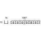 LINEA LIGHT - STAFFA FLESSIBILE 16X13 AISI304 INO