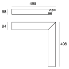 LINEA LIGHT - DIRIGO CUT-OFF CURVA-OUT 500X500 DB