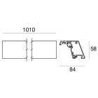 LINEA LIGHT - DIRIGO CUT-OFF L.1010MM DB