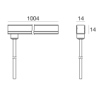 LINEA LIGHT - RUBBER PRO DF.WH 10W/M R90 M DI 010