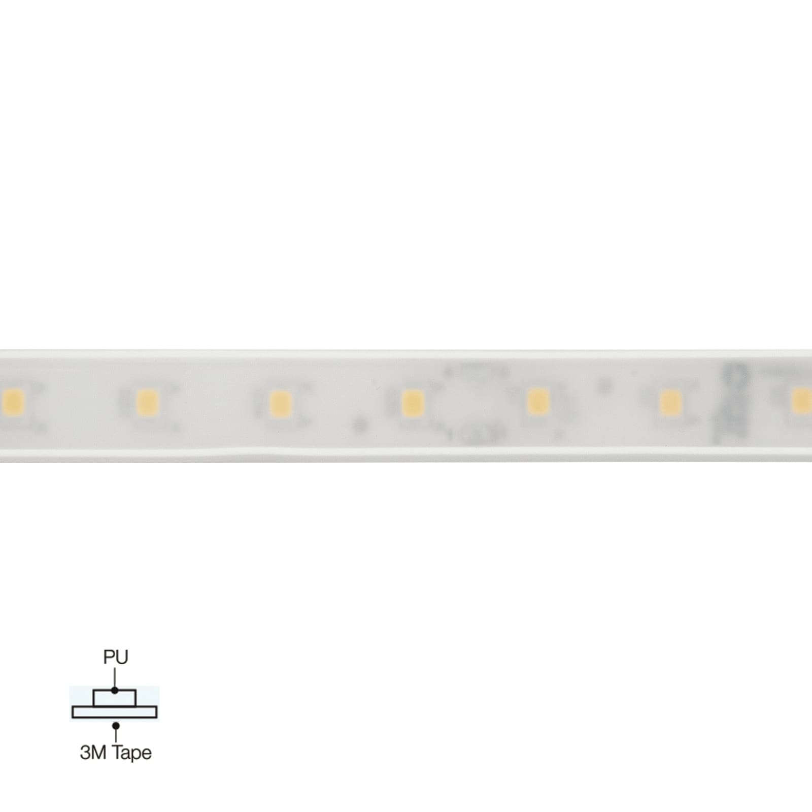 LINEA LIGHT - PU_C+ BA 70LED/M 5M 24V R90 4000K