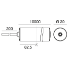 LINEA LIGHT - RUBBER O WH 10M 12W/M R90 3000K