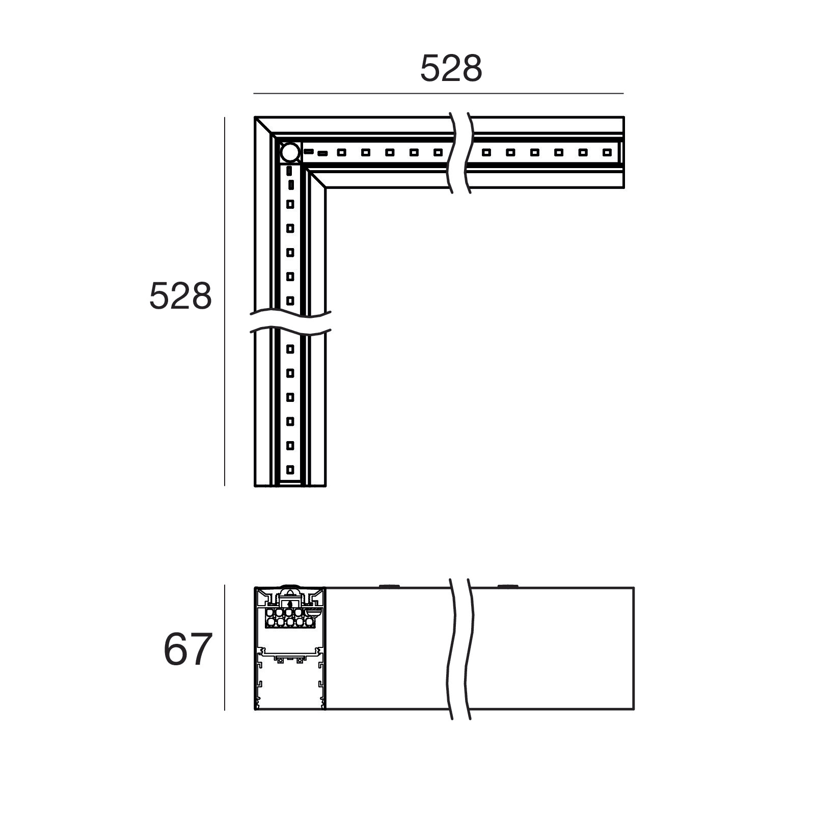 LINEA LIGHT - ROLLIP35-MP 40 SOSP. BI-EM. ANG WH