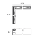 LINEA LIGHT - ROLLIP35-MP 40 SOSP. BI-EM. ANG WH