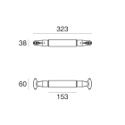 LINEA LIGHT - VEGA SORG.R7S 200W V.PIREX GRIG.RAG