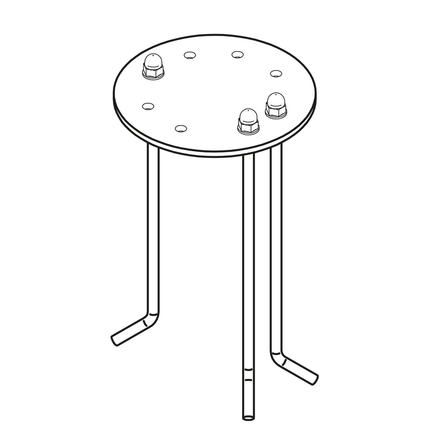 LINEA LIGHT - TIRAFONDO BUZZER D.180